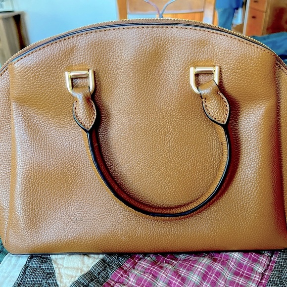 Michael Kors Medium Maxine Leather Satchel - Picture 2 of 10